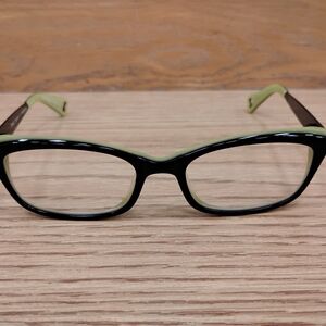 Betsey Johnson Eyeglass Frames Trixey Bj0190 Raven Lime 51[]17-135